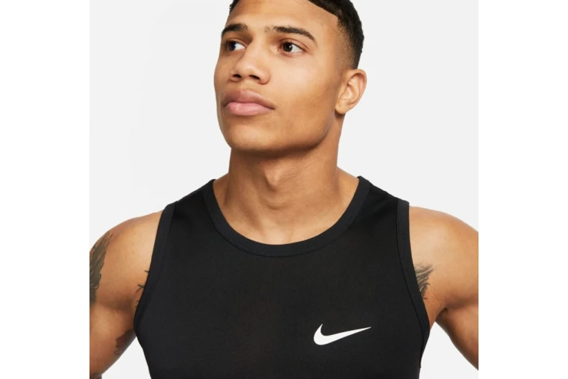 Nike Dri-FIT Legend Ανδρική Αμάνικη Μπλούζα Μαύρη