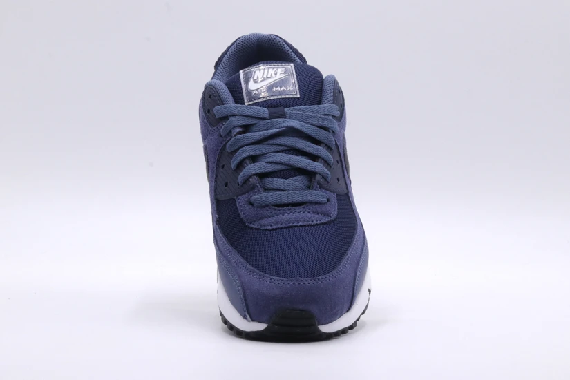 Nike Air Max 90 Ανδρικά Sneakers Μπλε Σκούρα, Λευκά