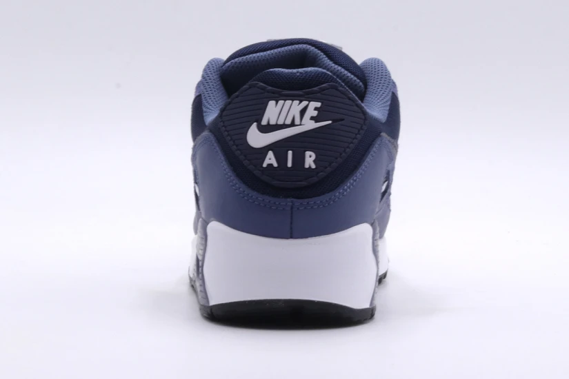 Nike Air Max 90 Ανδρικά Sneakers Μπλε Σκούρα, Λευκά
