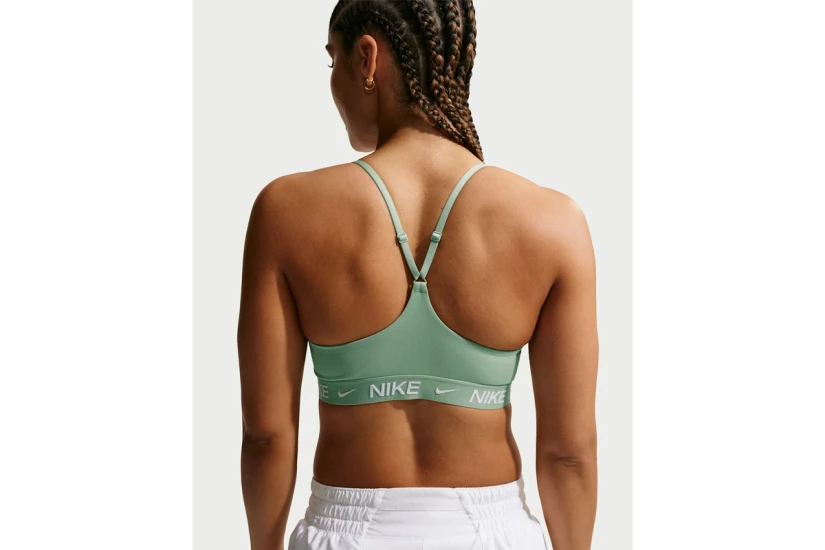 Nike Dri-FIT Indy Light Support Padded Adjustable Γυναικείο Αθλητικό Μπουστάκι Φυστικί