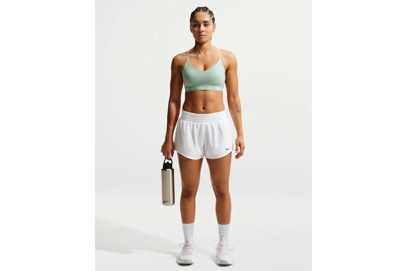 Nike Dri-FIT Indy Light Support Padded Adjustable Γυναικείο Αθλητικό Μπουστάκι Φυστικί