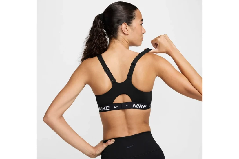 Nike Indy High-Support Dri-FIT Γυναικείο Μπουστάκι Μαύρο