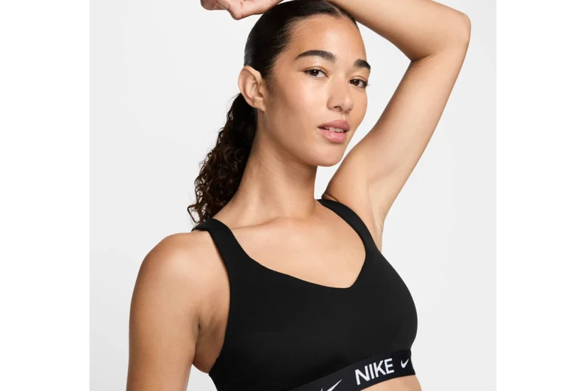 Nike Indy High-Support Dri-FIT Γυναικείο Μπουστάκι Μαύρο