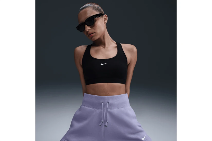 Nike Sportswear Phoenix Fleece Γυναικείο Αθλητικό Σορτς Λεβάντα