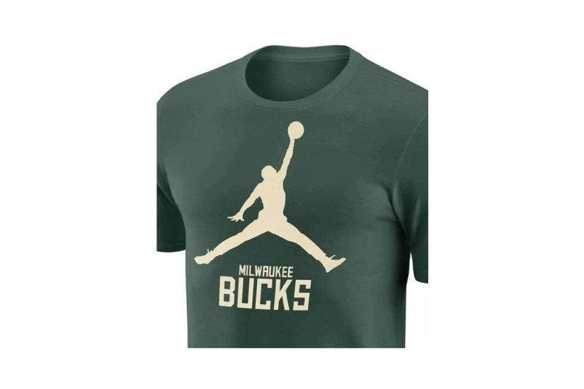 Jordan NBA Milwaukee Bucks Essential Ανδρικό Κοντομάνικο T-Shirt