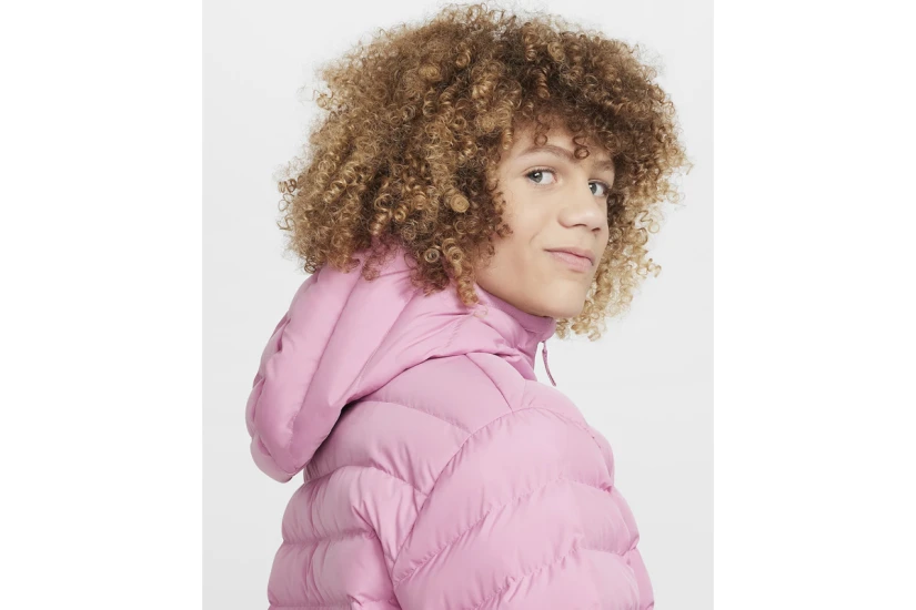 Nike Sportswear Lightweight Παιδικό Puffer Μπουφάν Ροζ