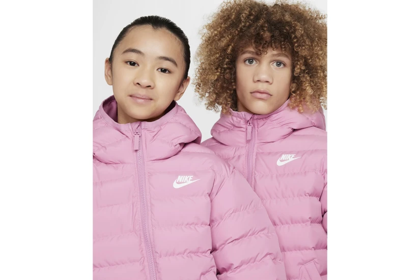 Nike Sportswear Lightweight Παιδικό Puffer Μπουφάν Ροζ