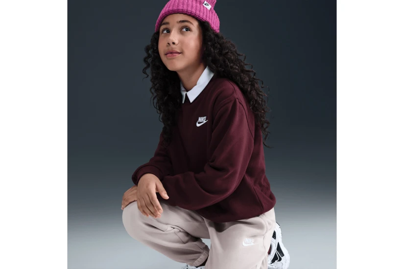Nike Sportswear Club Fleece Παιδικό Παντελόνι Φόρμας Λιλά