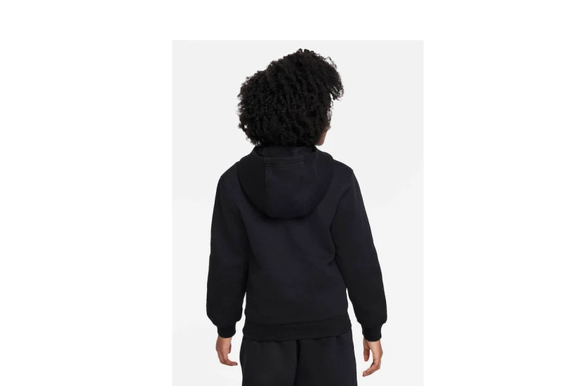 Nike Sportswear Club Fleece Παιδικό Φούτερ με Κουκούλα Μαύρο