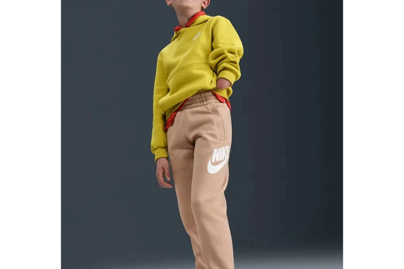 Nike Club Fleece Παιδικό Παντελόνι Φόρμας Μπεζ