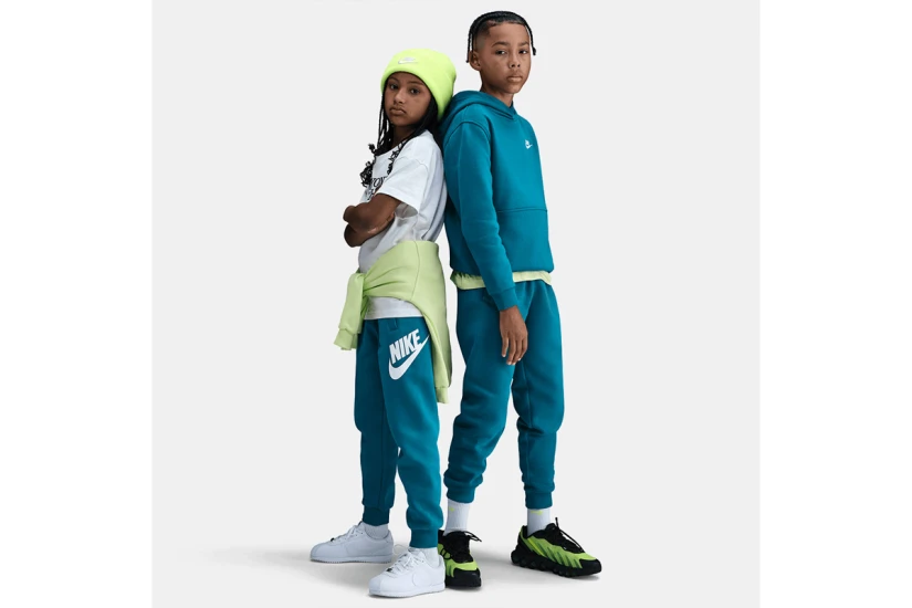 Nike Club Fleece Παιδικό Παντελόνι Φόρμας Πετρόλ