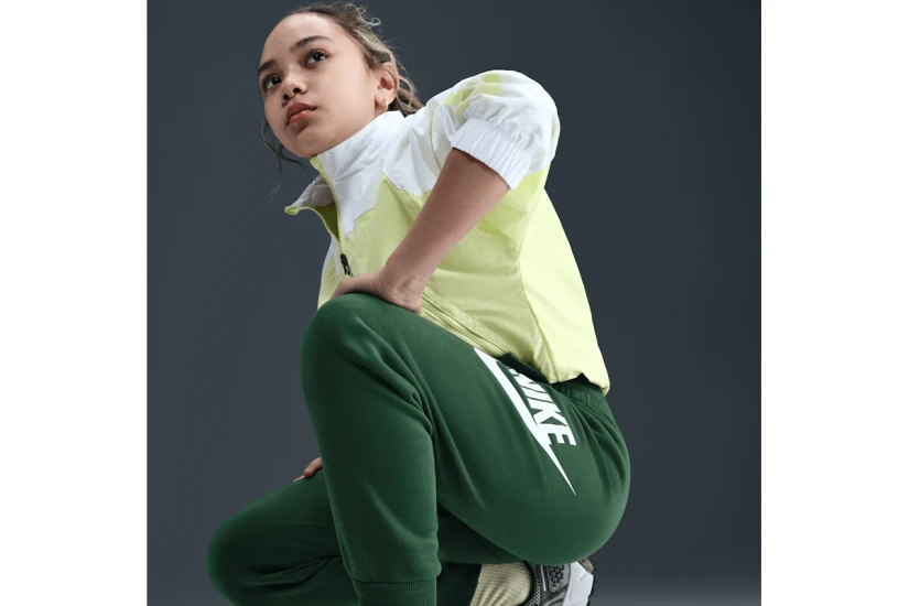 Nike Club Fleece Παιδικό Παντελόνι Φόρμας Κυπαρισσί