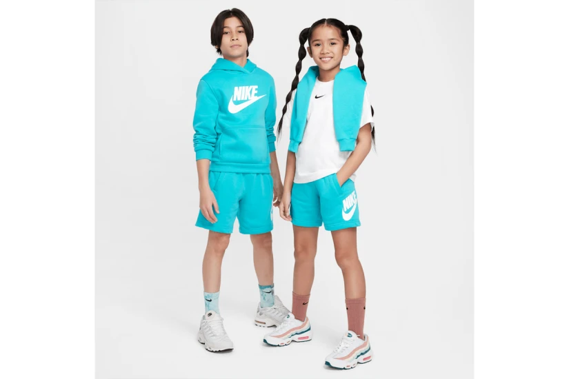Nike Sportswear Club Fleece Παιδική Αθλητική Βερμούδα Βεραμάν