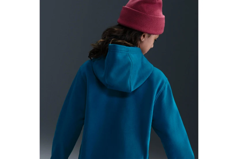 Nike Sportswear Club Fleece Παιδική Ζακέτα με Κουκούλα Μπλε
