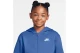 Nike Sportswear Club Fleece Παιδική Ζακέτα με Κουκούλα Μωβ