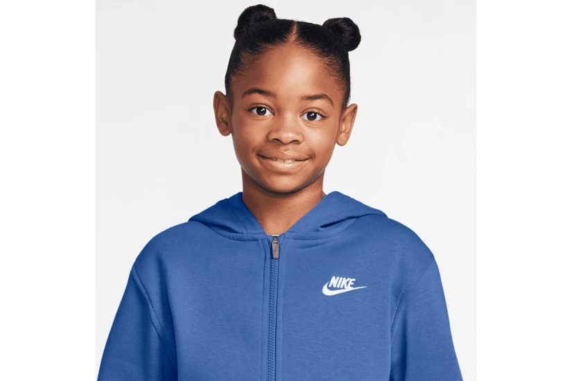 Nike Sportswear Club Fleece Παιδική Ζακέτα με Κουκούλα Μωβ