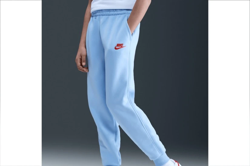 Nike Sportswear Club Fleece Παιδικό Παντελόνι Φόρμας Σιέλ