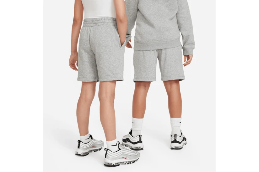 Nike Sportswear Club Fleece Παιδική Αθλητική Βερμούδα Γκρι