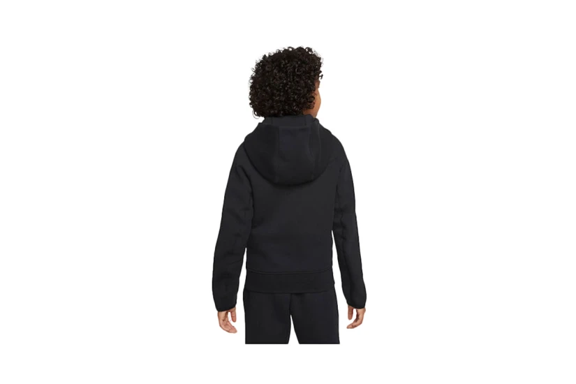 Nike Sportswear Tech Fleece Παιδική Ζακέτα με Κουκούλα Μαύρη
