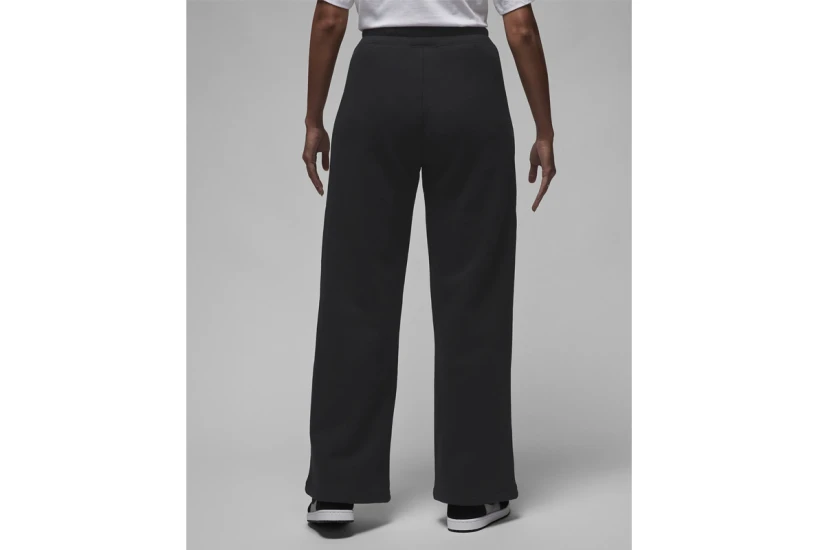 Jordan Flight Fleece Γυναικείο Παντελόνι Φόρμας Μαύρο