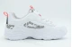 Fila Heritage Skye V Παιδικά Sneakers Λευκά, Μαύρα, Γκρι
