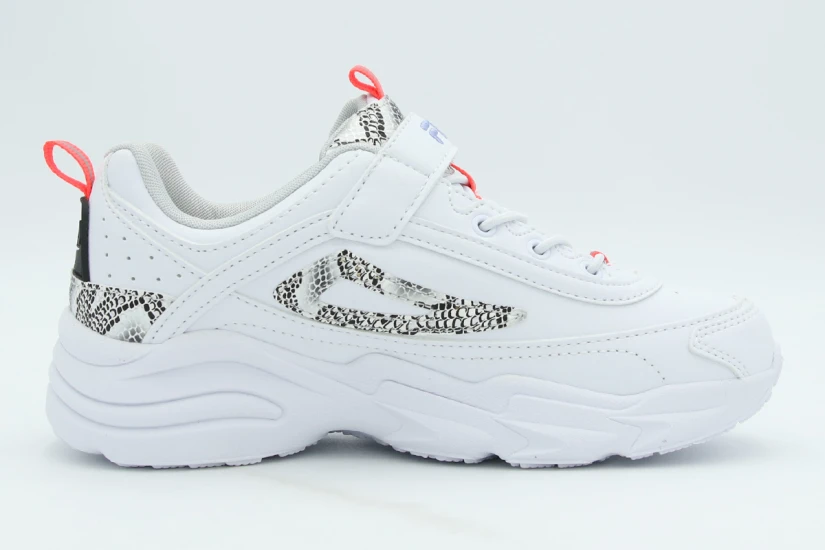 Fila Heritage Skye V Παιδικά Sneakers Λευκά, Μαύρα, Γκρι