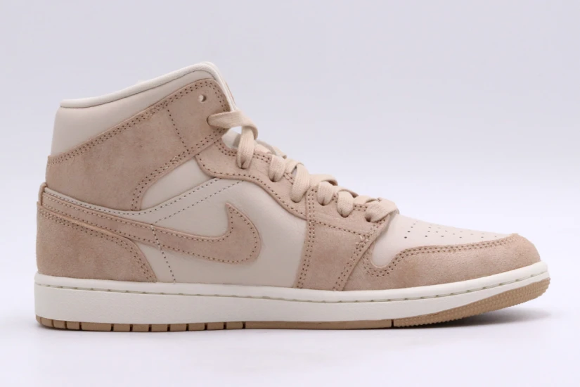 Jordan Air 1 Mid Special Edition Sneakers Μπεζ, Καφέ, Εκρού