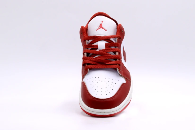 Jordan Air 1 Low Special Edition Ανδρικά Sneakers Μπορντό, Λευκά