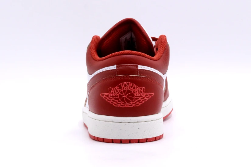 Jordan Air 1 Low Special Edition Ανδρικά Sneakers Μπορντό, Λευκά