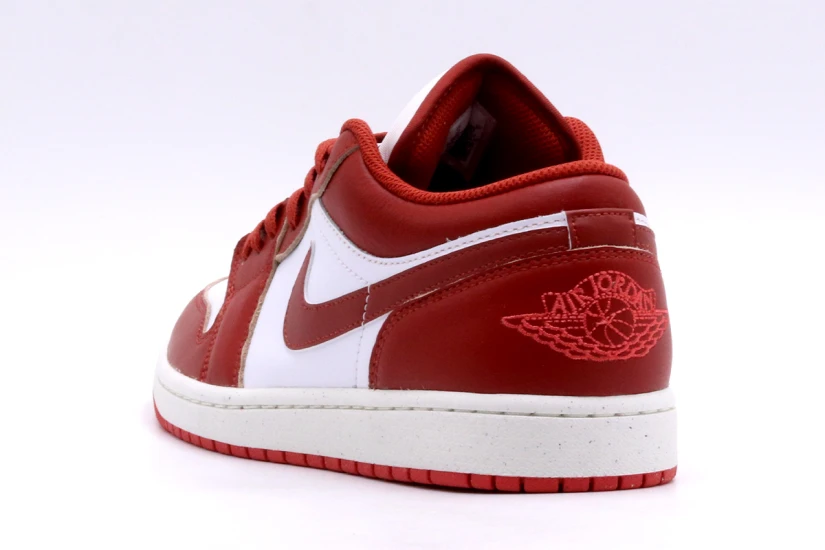 Jordan Air 1 Low Special Edition Ανδρικά Sneakers Μπορντό, Λευκά