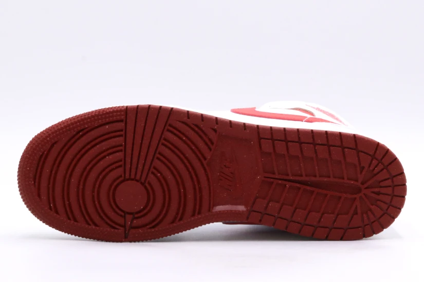 Jordan Air 1 Dune Red Special Edition Mid Sneakers Λευκά, Κόκκινα