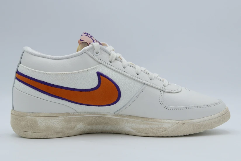 Nike Book 1 Decade Ανδρικά Μπασκετικά Παπούτσια Εκρού, Πορτοκαλί, Μωβ