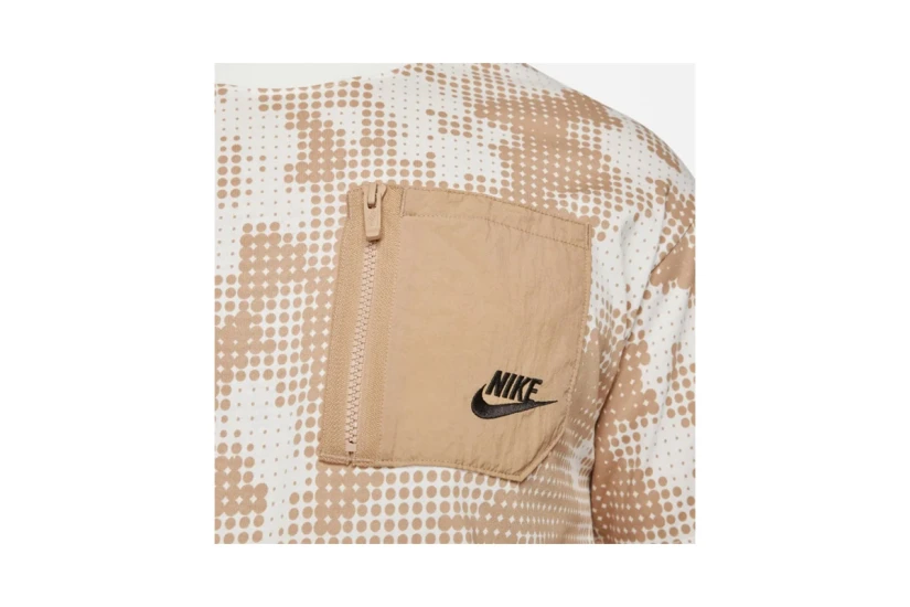 Nike Dri-FIT Ανδρικό Κοντομάνικο T-Shirt Μπεζ, Καφέ
