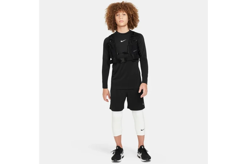Nike Pro Dri-Fit Παιδική Ισοθερμική Μακρυμάνικη Μπλούζα Μαύρη