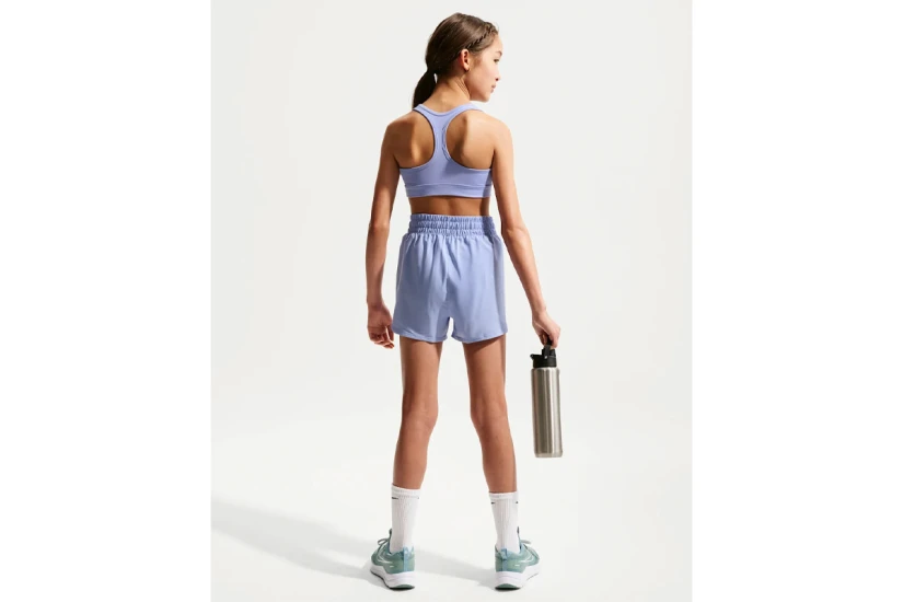 Nike Dri-FIT Swoosh Παιδικό Μπουστάκι Λεβάντα