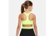 Nike Dri-FIT Swoosh Παιδικό Μπουστάκι Κίτρινο Φλούο