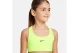 Nike Dri-FIT Swoosh Παιδικό Μπουστάκι Κίτρινο Φλούο