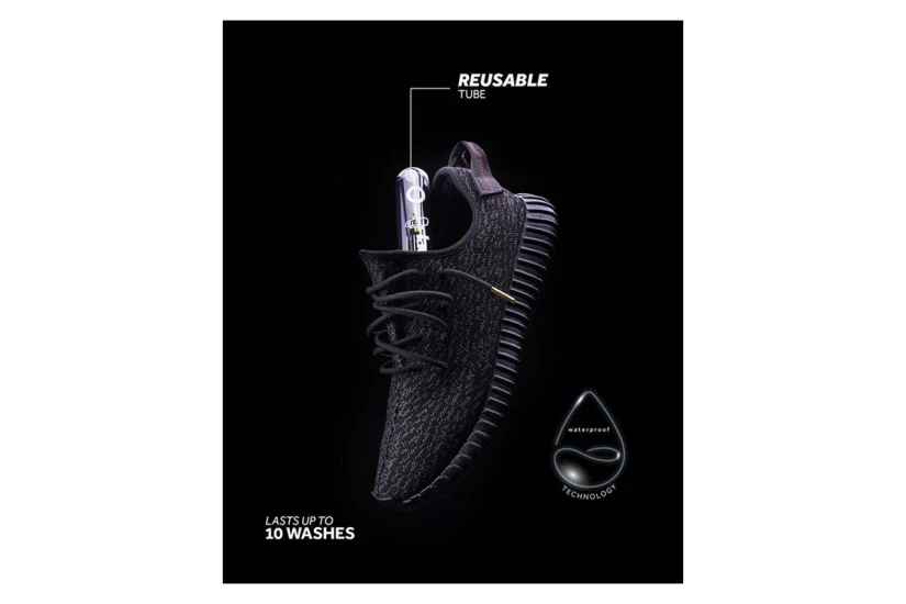 Crep Protect Pre-Treated Laces Ελαστικά Κορδόνια Μαύρα