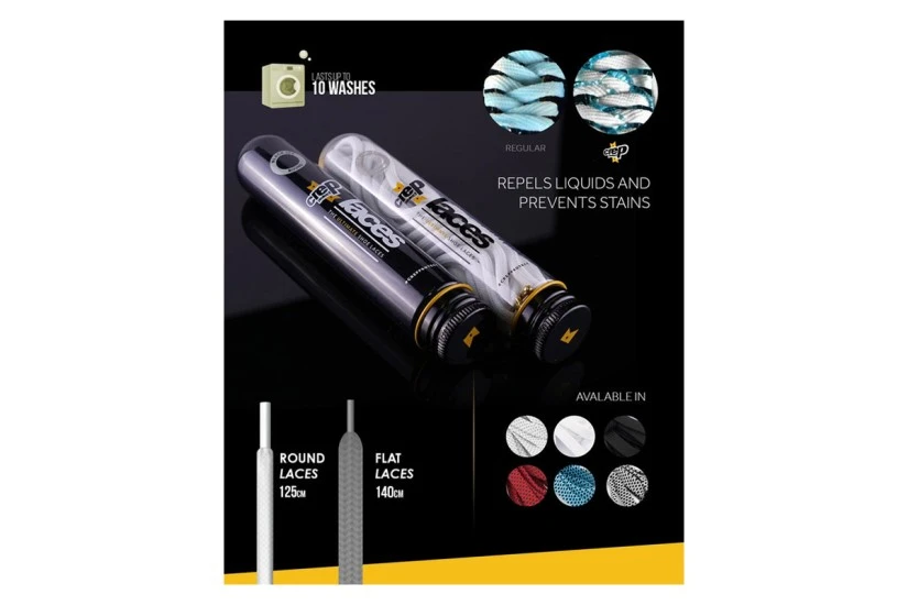 Crep Protect The Ultimate Sneaker Laces Ελαστικά Κορδόνια Λευκά