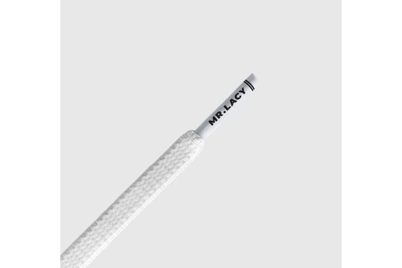 Mr.lacy Flexies 90Cm Κορδόνια Ελαστικά (FLEXIES WHITE)