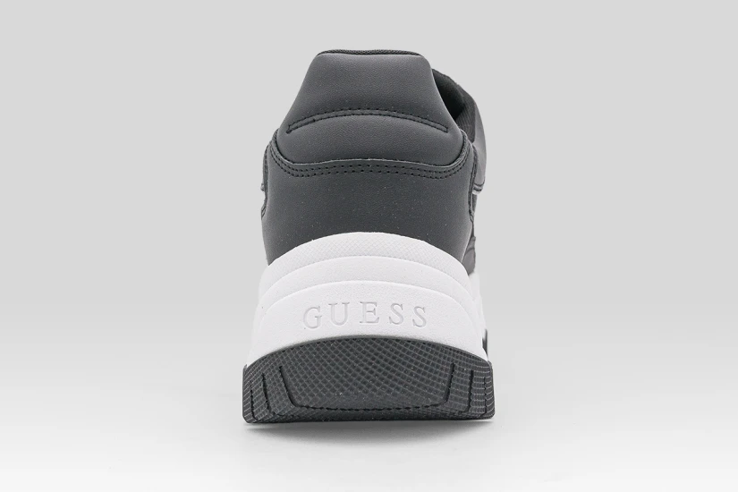 Guess Berrett 4G Logo Γυναικεία Sneakers Μαύρα, Λευκά, Χρυσά