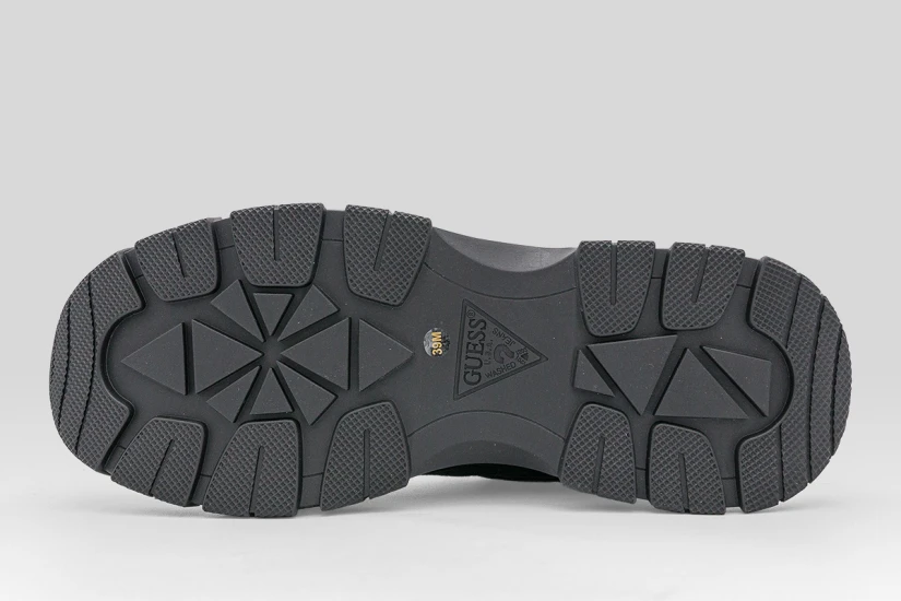 Guess Berrett 4G Logo Γυναικεία Sneakers Μαύρα, Λευκά, Χρυσά