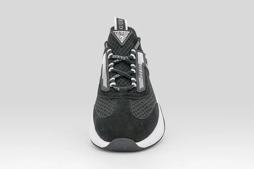 Guess Genga Γυναικεία Sneakers Μαύρα, Λευκά, Μπεζ