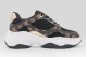 Guess Harpaa Logo Chain Γυναικεία Sneakers Μαύρα, Καφέ, Λευκά, Χρυσά