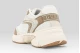 Guess Imeri Perforated Insert Γυναικεία Sneakers Εκρού, Καφέ, Λευκά, Χρυσά