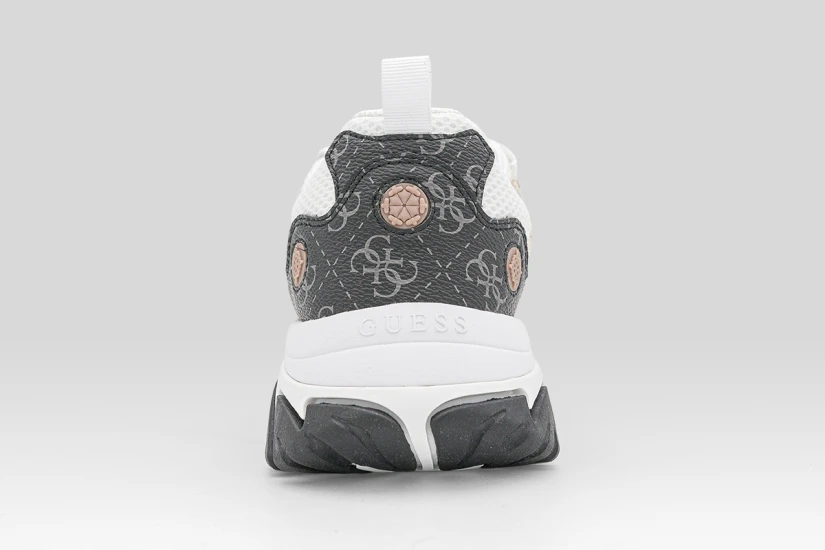 Guess Notiss Γυναικεία Sneakers Λευκά, Καφέ, Μαύρα