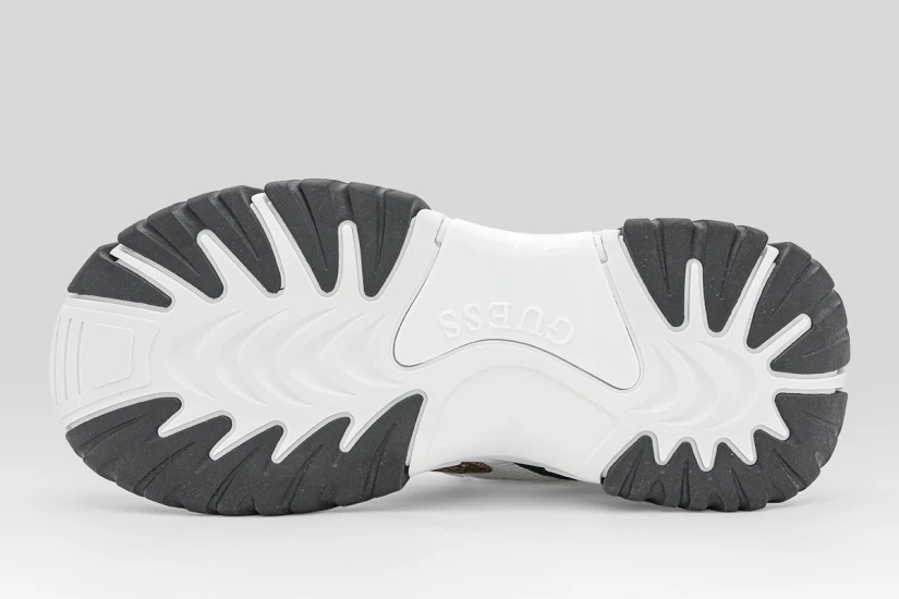 Guess Notiss Γυναικεία Sneakers Λευκά, Καφέ, Μαύρα