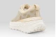 Guess Runit 4G Logo Γυναικεία Sneakers Χρυσά, Εκρού