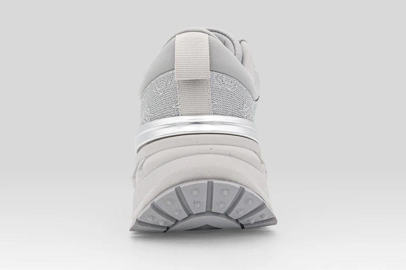 Guess Runit 4G Logo Γυναικεία Sneakers Ασημί, Γκρι