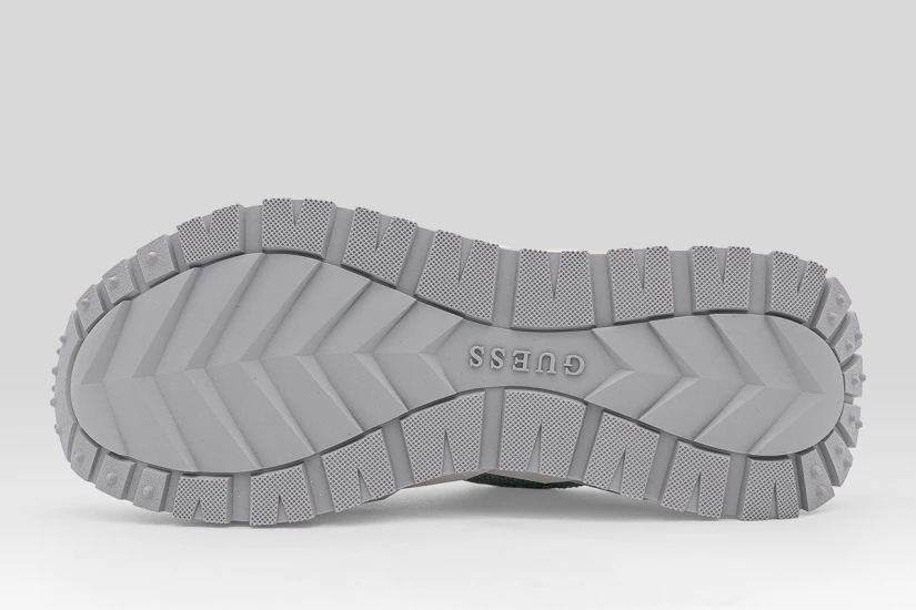 Guess Runit 4G Logo Γυναικεία Sneakers Ασημί, Γκρι
